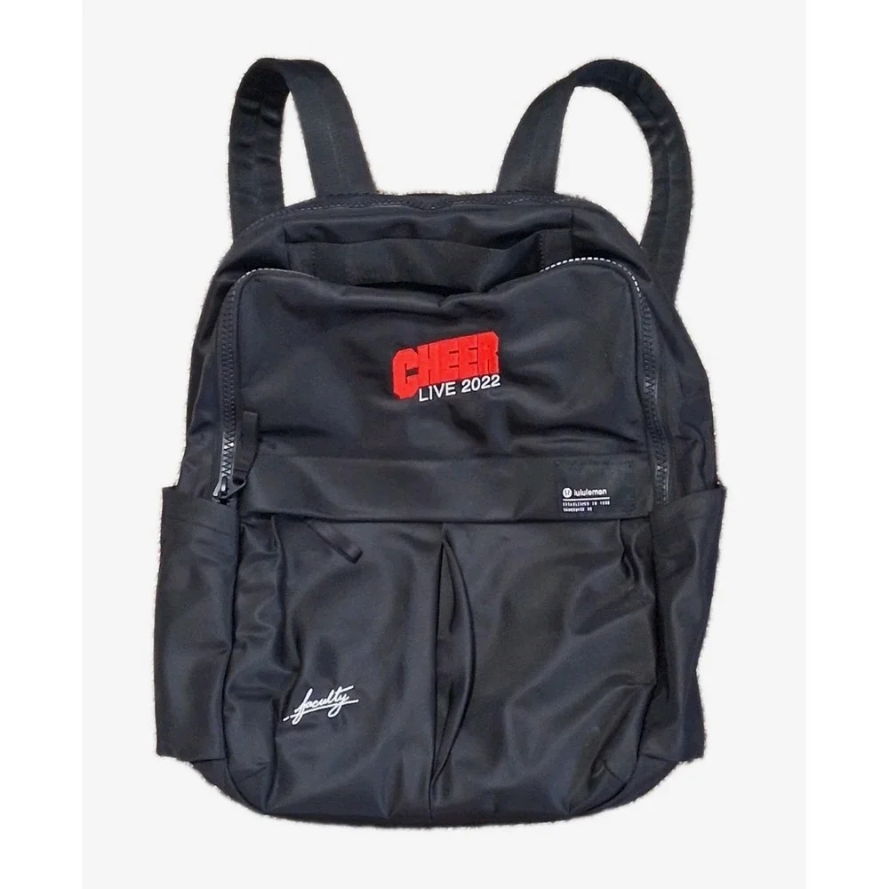 Lululemon Custom Made Everyday Backpack Black Water Repellent Laptop Bag 2020